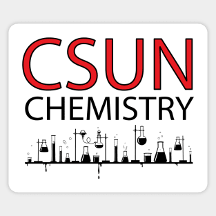 CSUN Chemistry (Black Print) Sticker